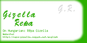 gizella repa business card